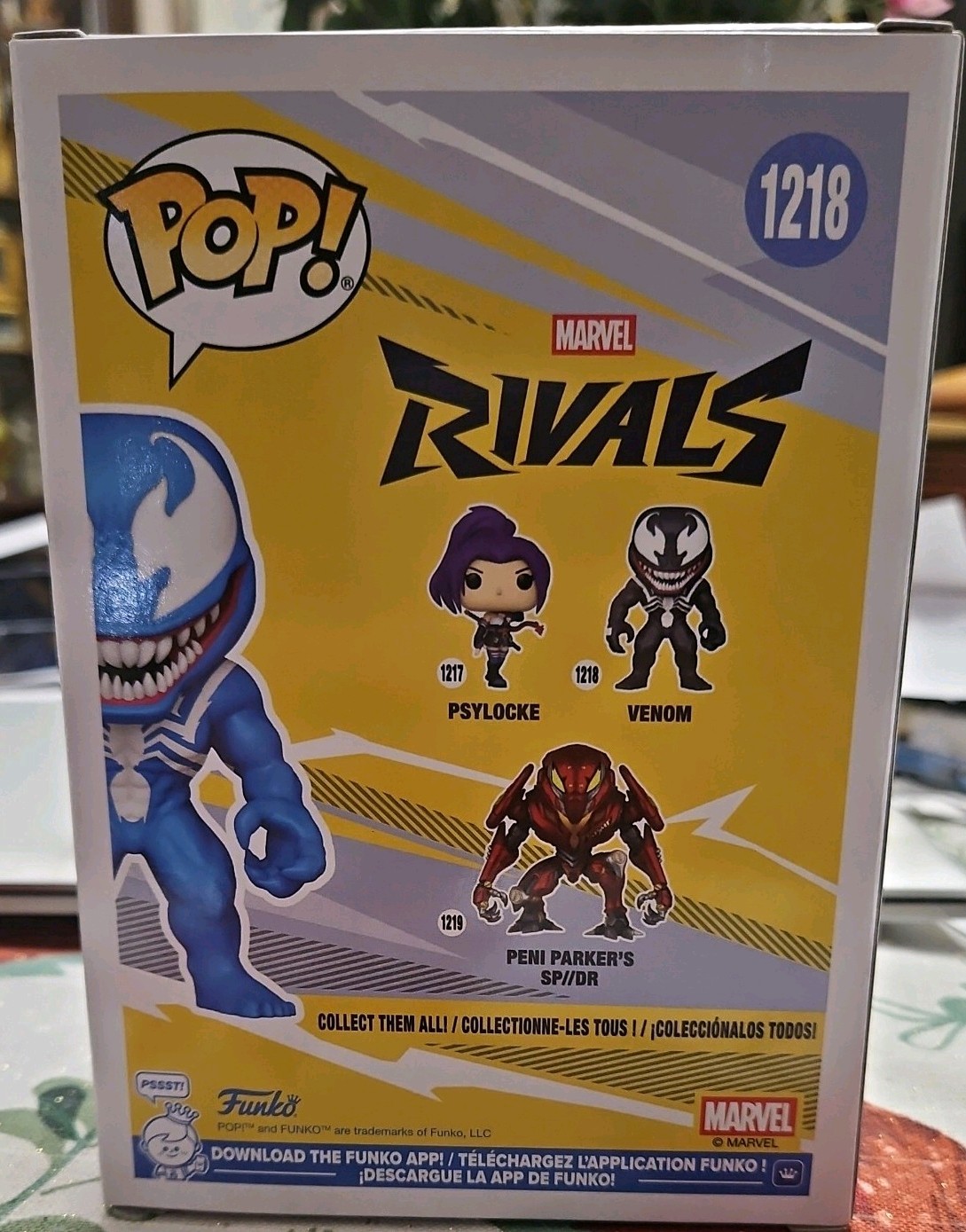 Funko POP! Marvel Rivals - Venom Figure CHASE Blue #1218 LIMITED EDITION