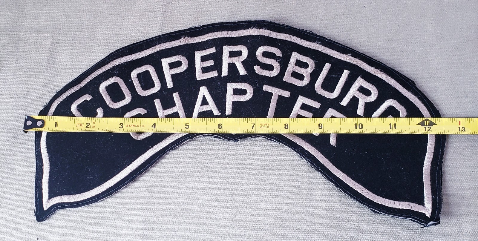 Harley Davidson H.O.G. COOPERSBURG CHAPTER Membership Patch large
