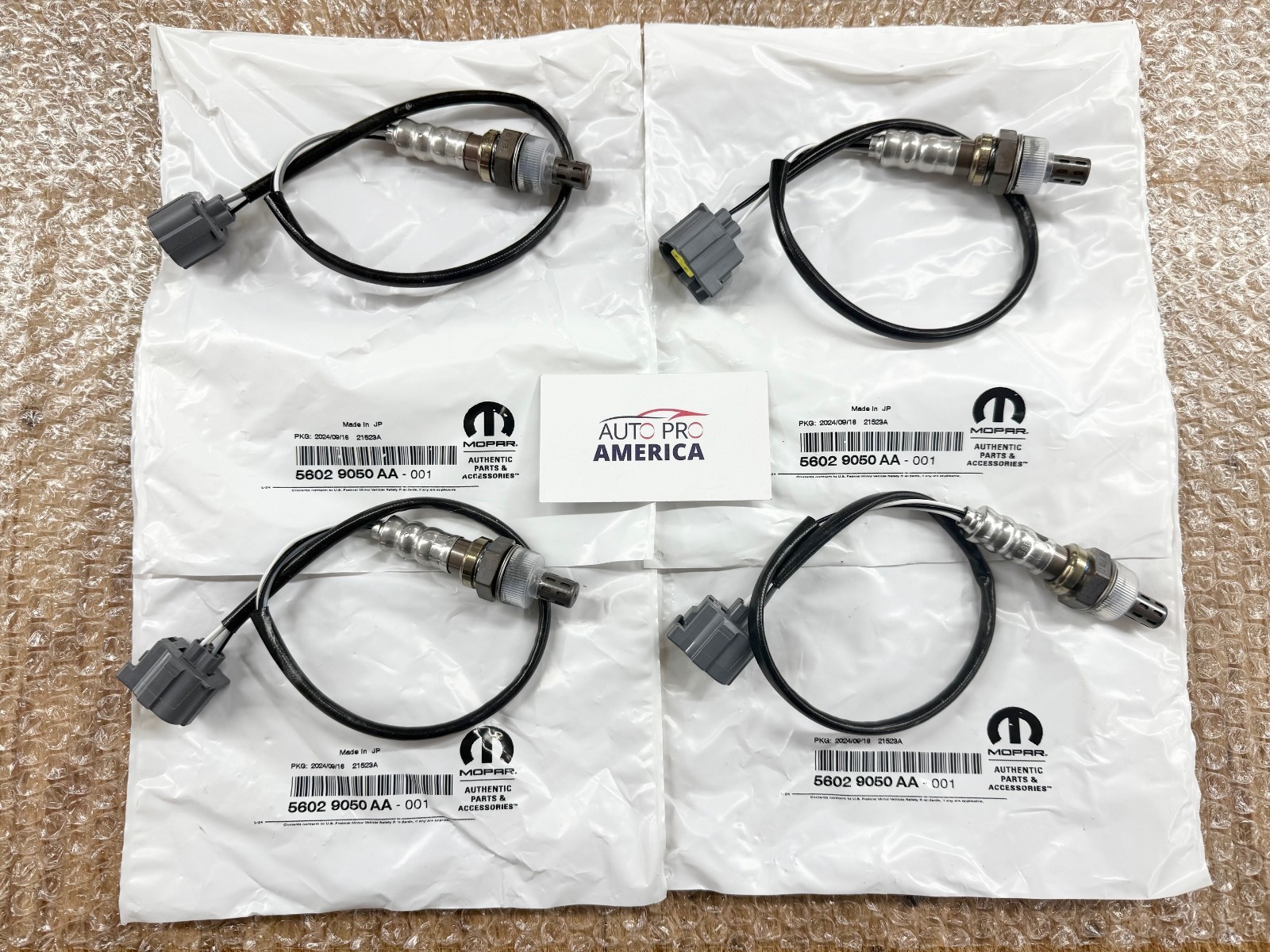 2004-2022 Chrysler Jeep Dodge Ram O2 Oxygen Sensors 56029050AA (4pcs) OEM Mopar