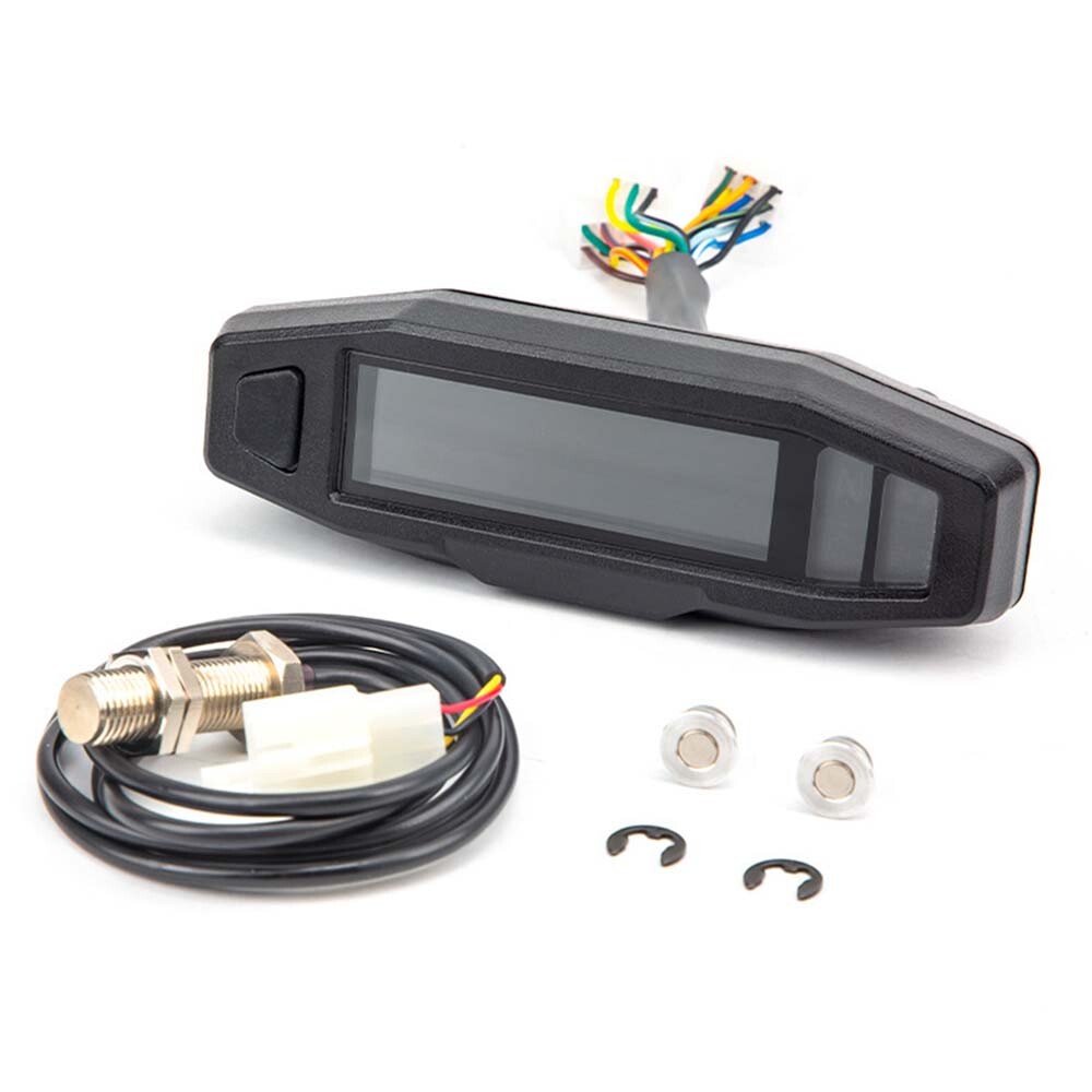 Tachometer Meter Gauge Motorcycle LCD Digital Odometer Speedometer
