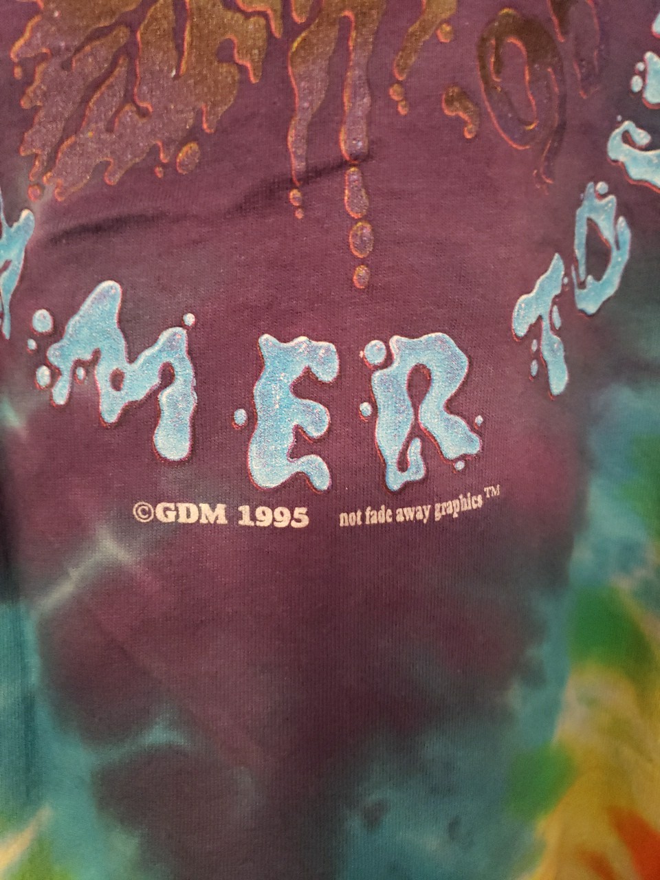 Grateful Dead T-Shirt Summer Tour 1995 Size XL BRAND NEW Rare
