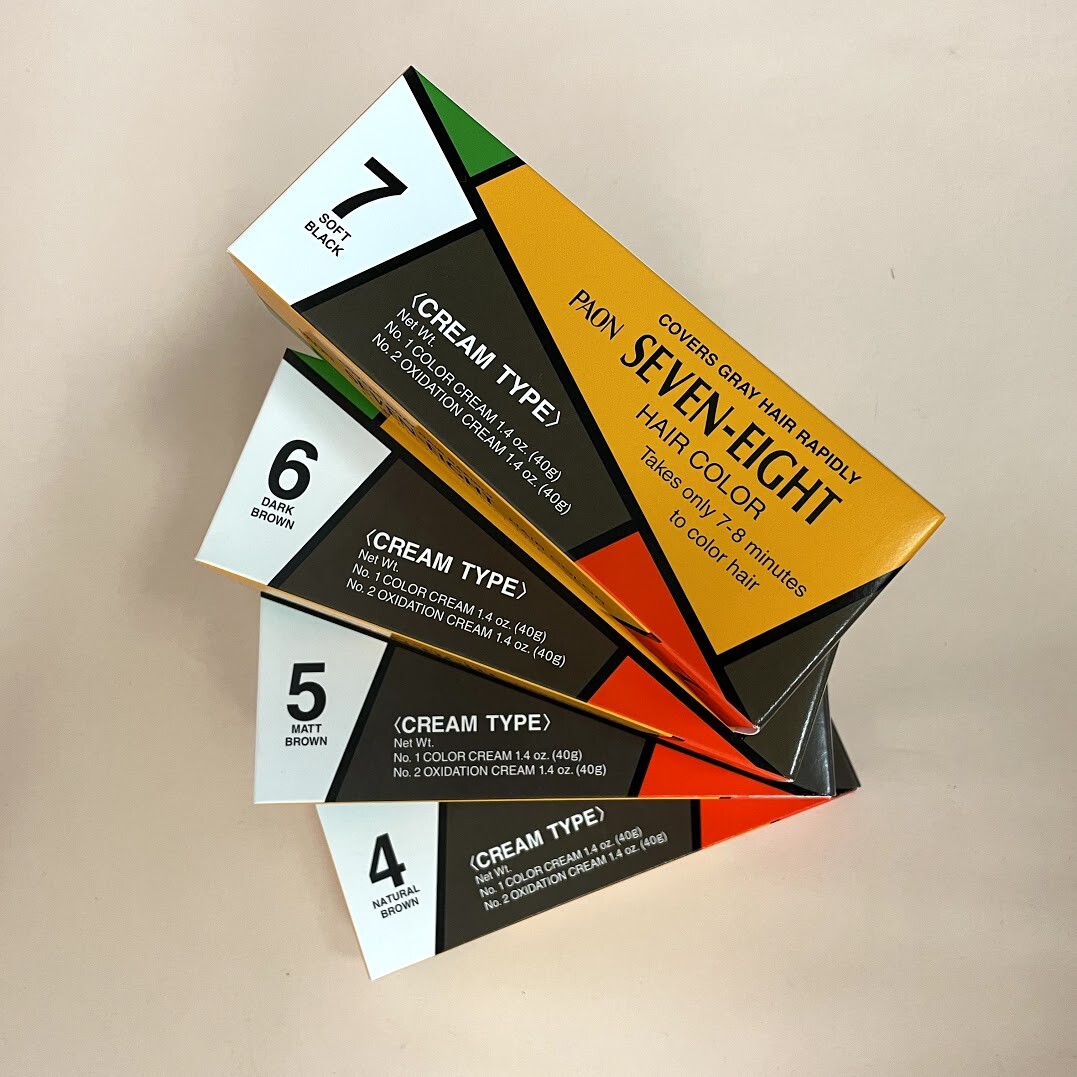 PAON - SEVEN-EIGHT Cream Type Hair Color [4 - 7]