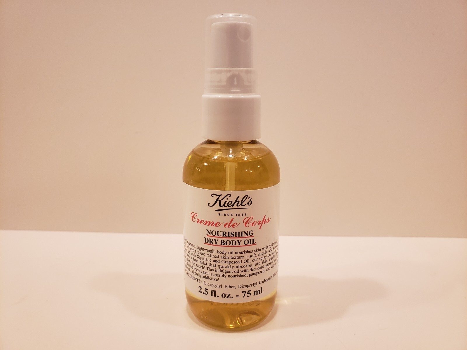 Kiehl's Creme De Corps Nourishing Dry Body Oil 2.5 Fl Oz