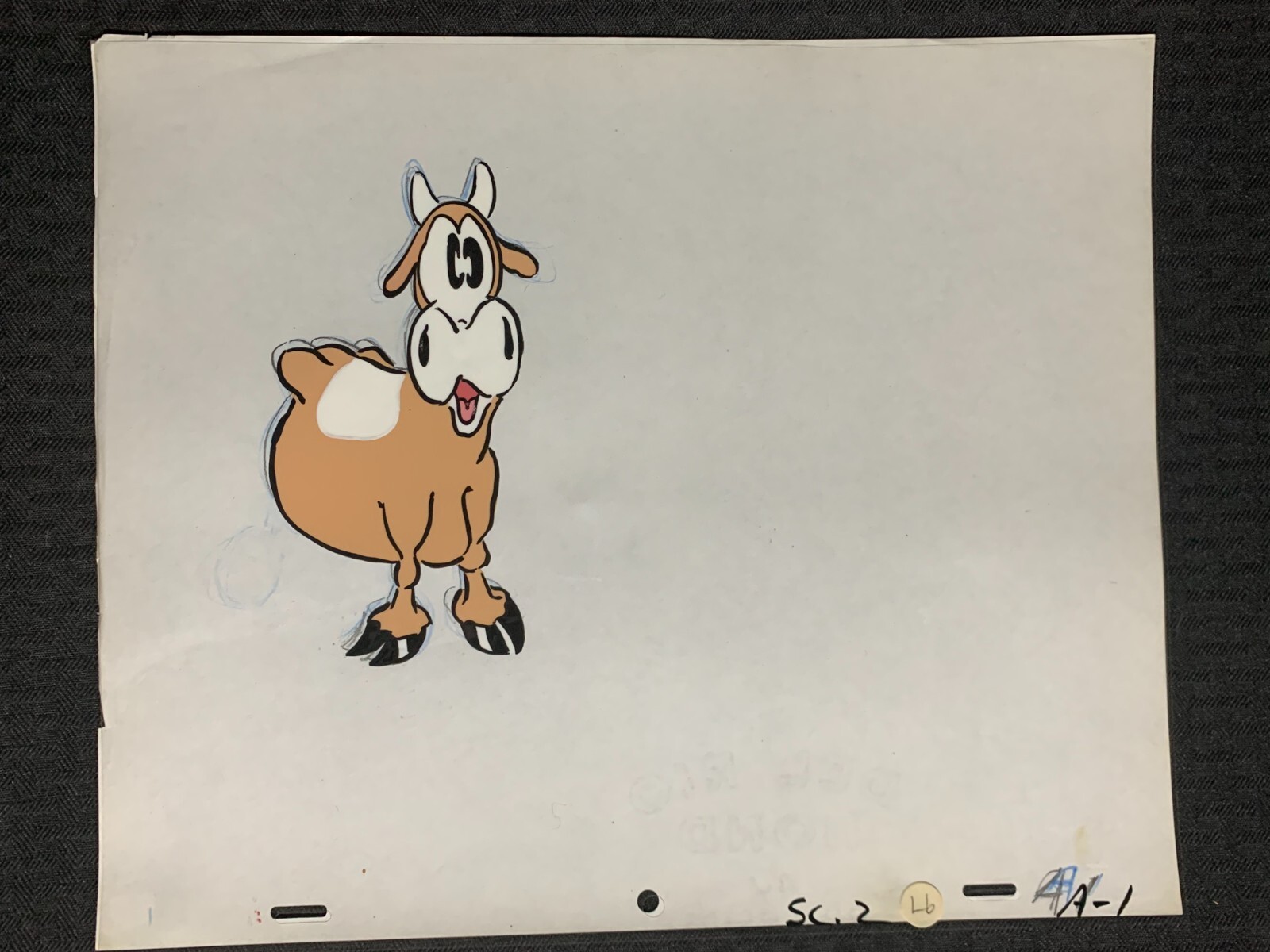 LAND O LAKES BUTTER Commercial 12.5x10.5" Animation Cel - Brown Cow SC2 A-1