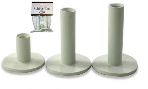 3 Pack of Rubber Range Practice Net Golf Tees + Free Golf Lessons!!!