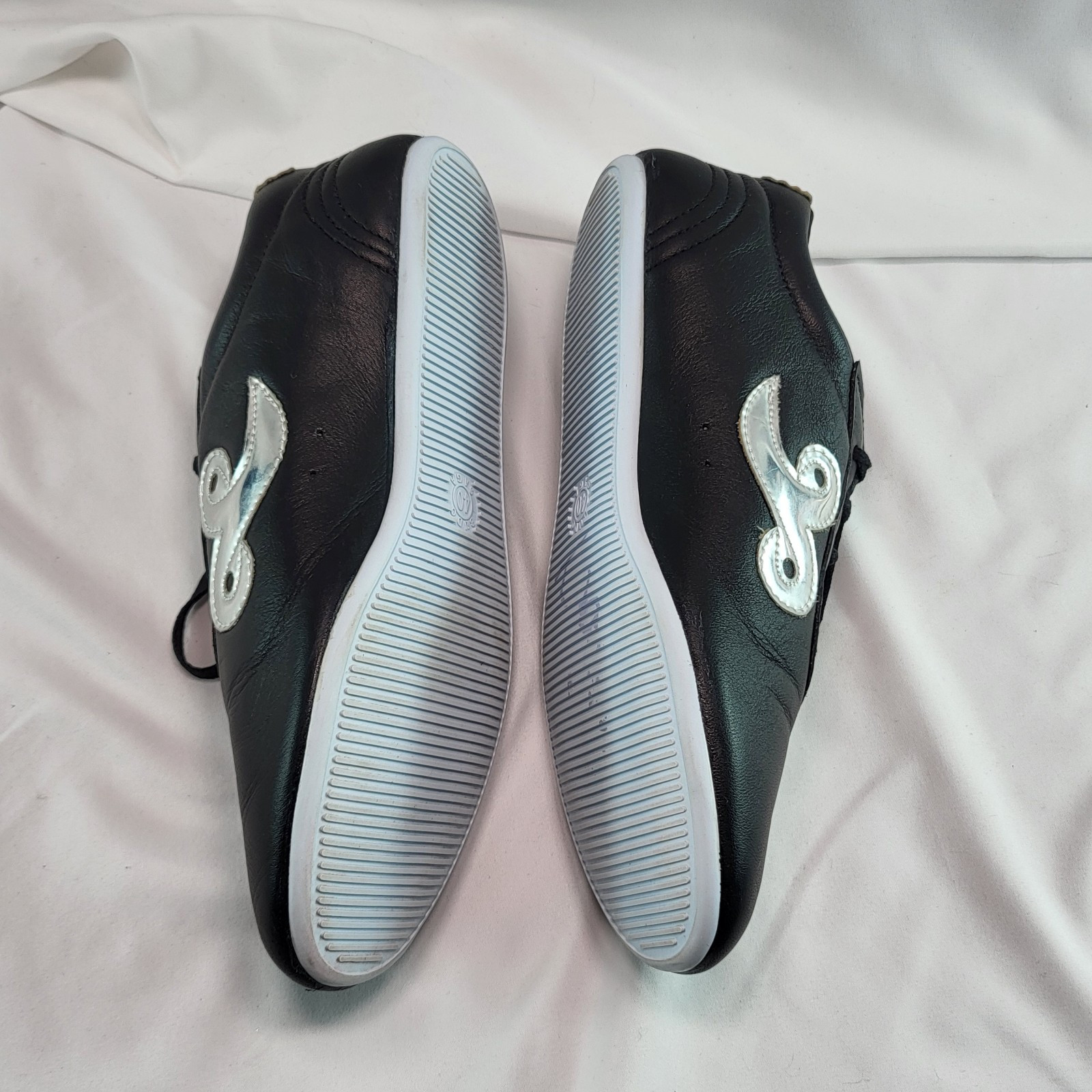Budo Saga Black w Silver Kung Fu Lightweight Sneakers Shoes US Size 9 EU Size 40