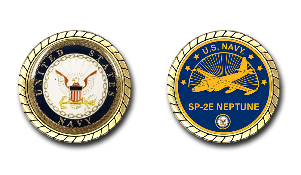 U.S. Navy SP-2E Neptune Aircraft Challenge Coin