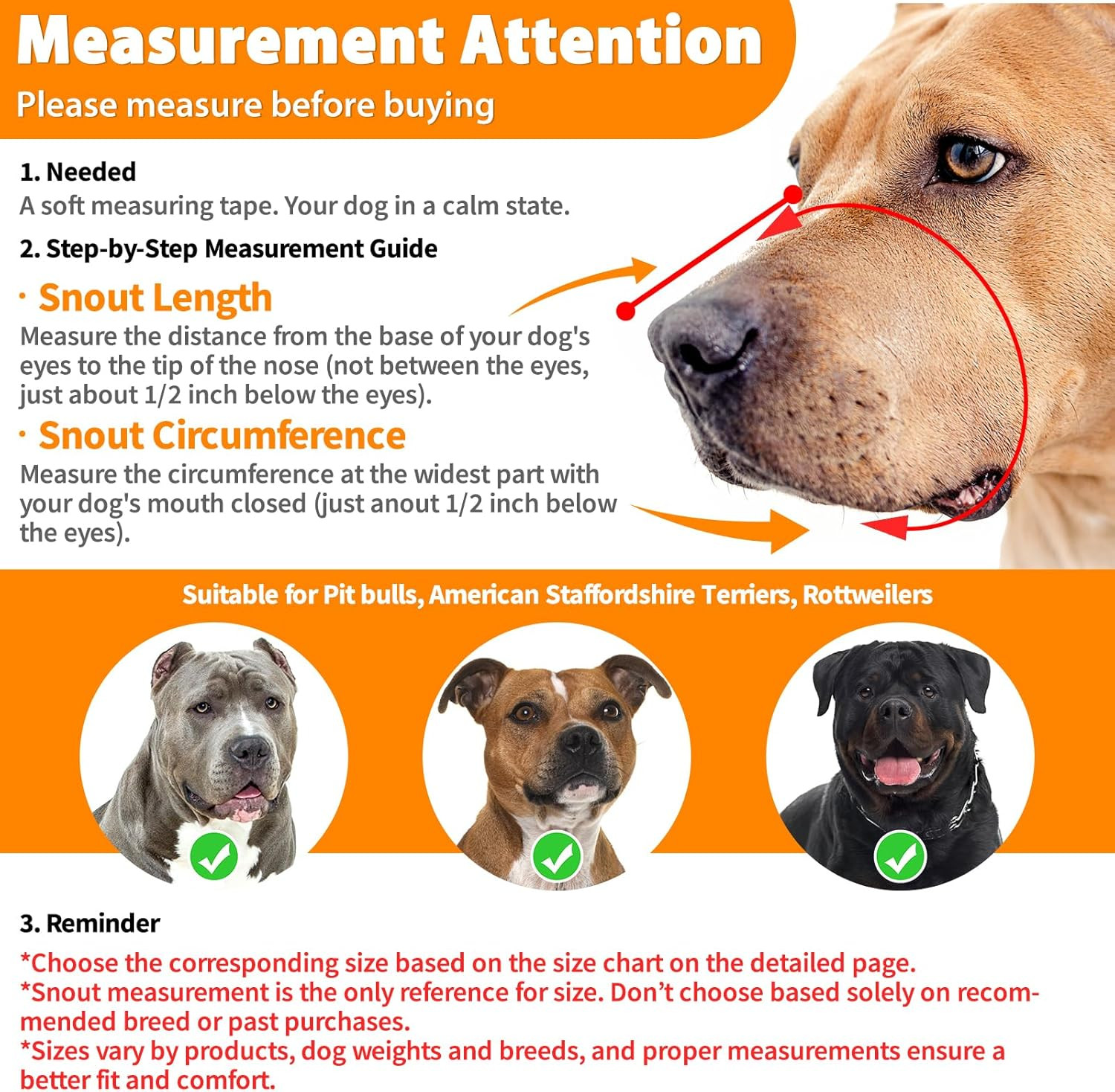 Pitbull Muzzle for Large Medium Sized Dogs to Prevent Biting Scavenging, Basket