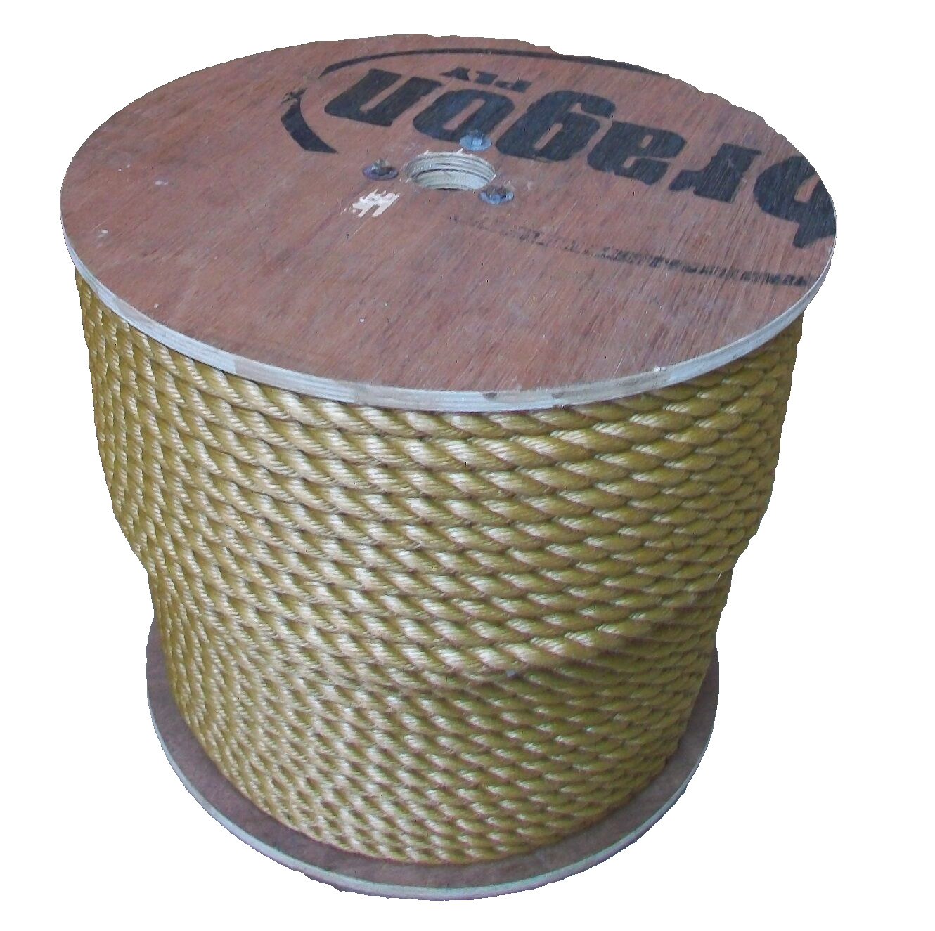3/4" X 600' Tan Polypropylene Rope Poly Unmanila Un-Manila Promanila Dock Spool