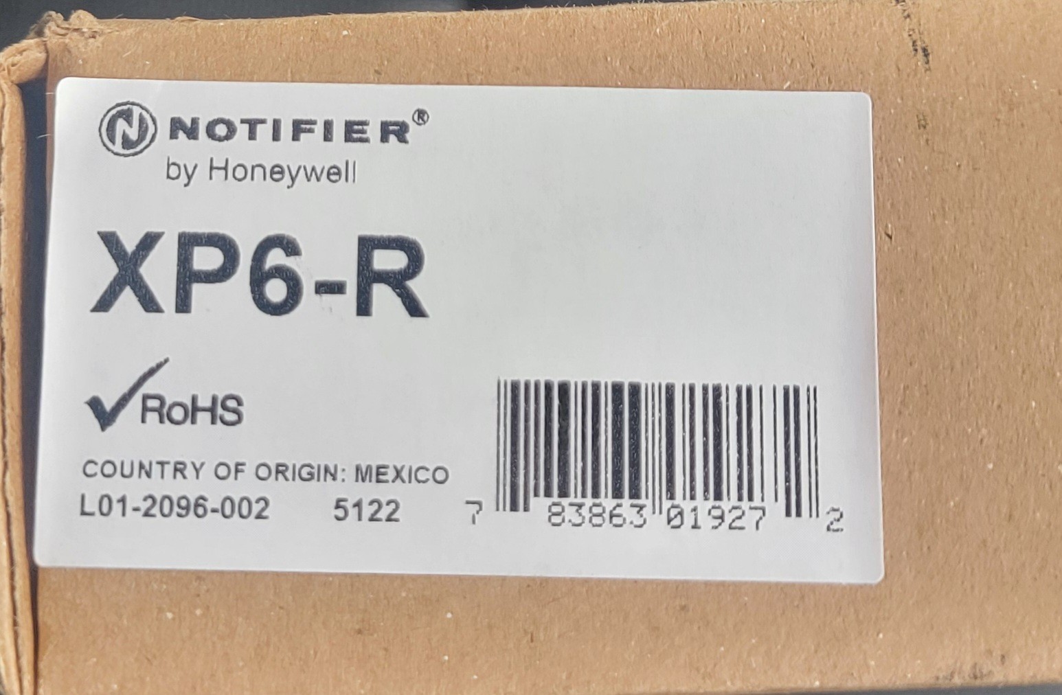 NEW Notifier XP6-R