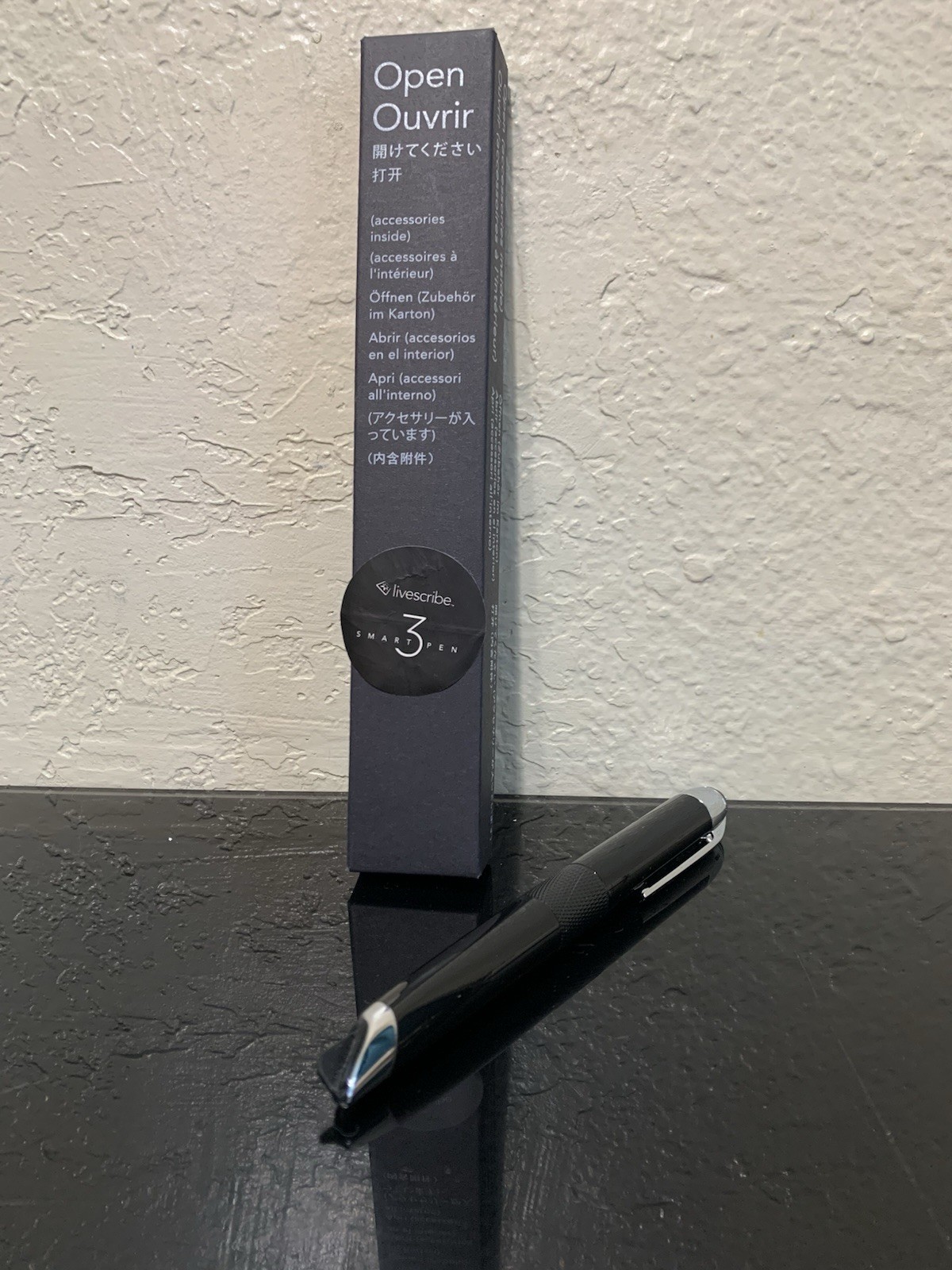 Livescribe 3 Smartpen Black Edition Smart Pen w/ Accessories - Tested