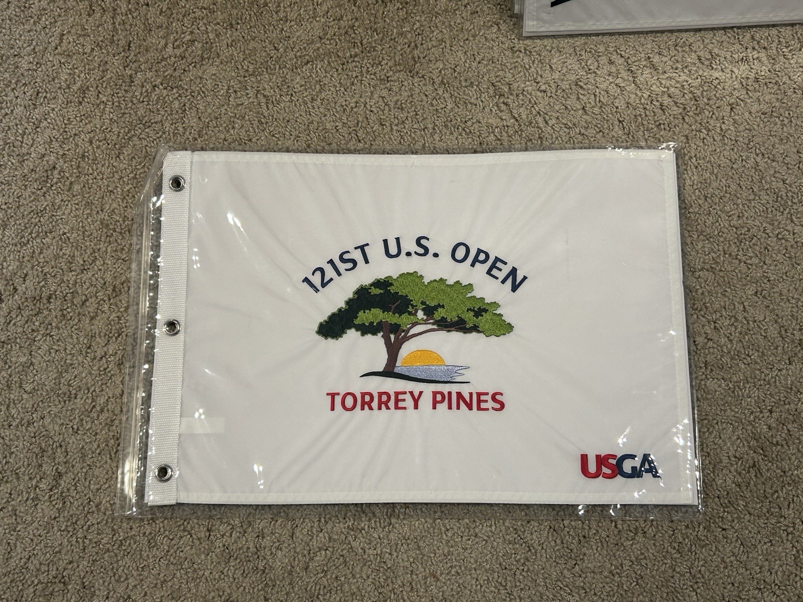 Official 2021 US Open Golf Flag Jon Rahm Win Torrey Pines
