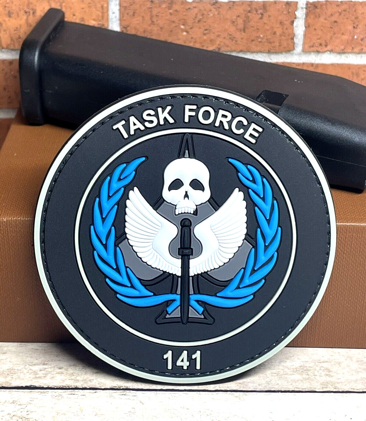 PVC Tactical Morale Patch, Task Force 141 Patch, Call of Duty Gun COD Patch