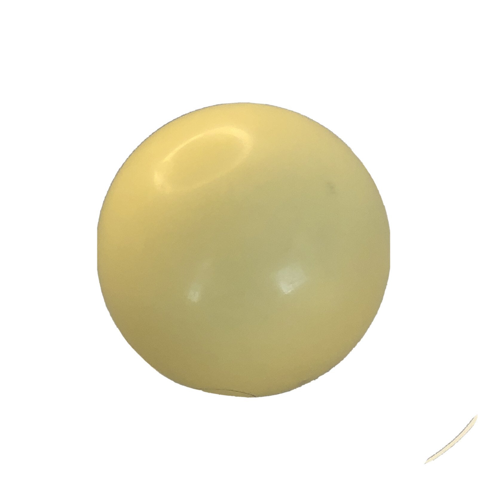 Used Individual  Pool Ball Solid White Cue Ball Replacement Billiards 21/4"