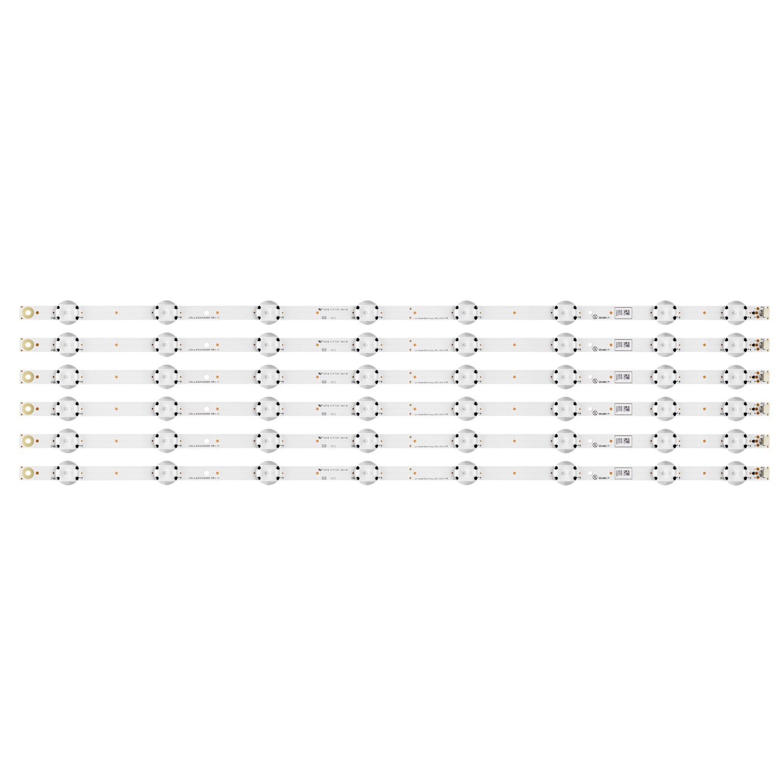 6pcs LED Backlight Strips For 55PFL5602/F7 A 55PFL5766/F7D 55PFL4756/F7