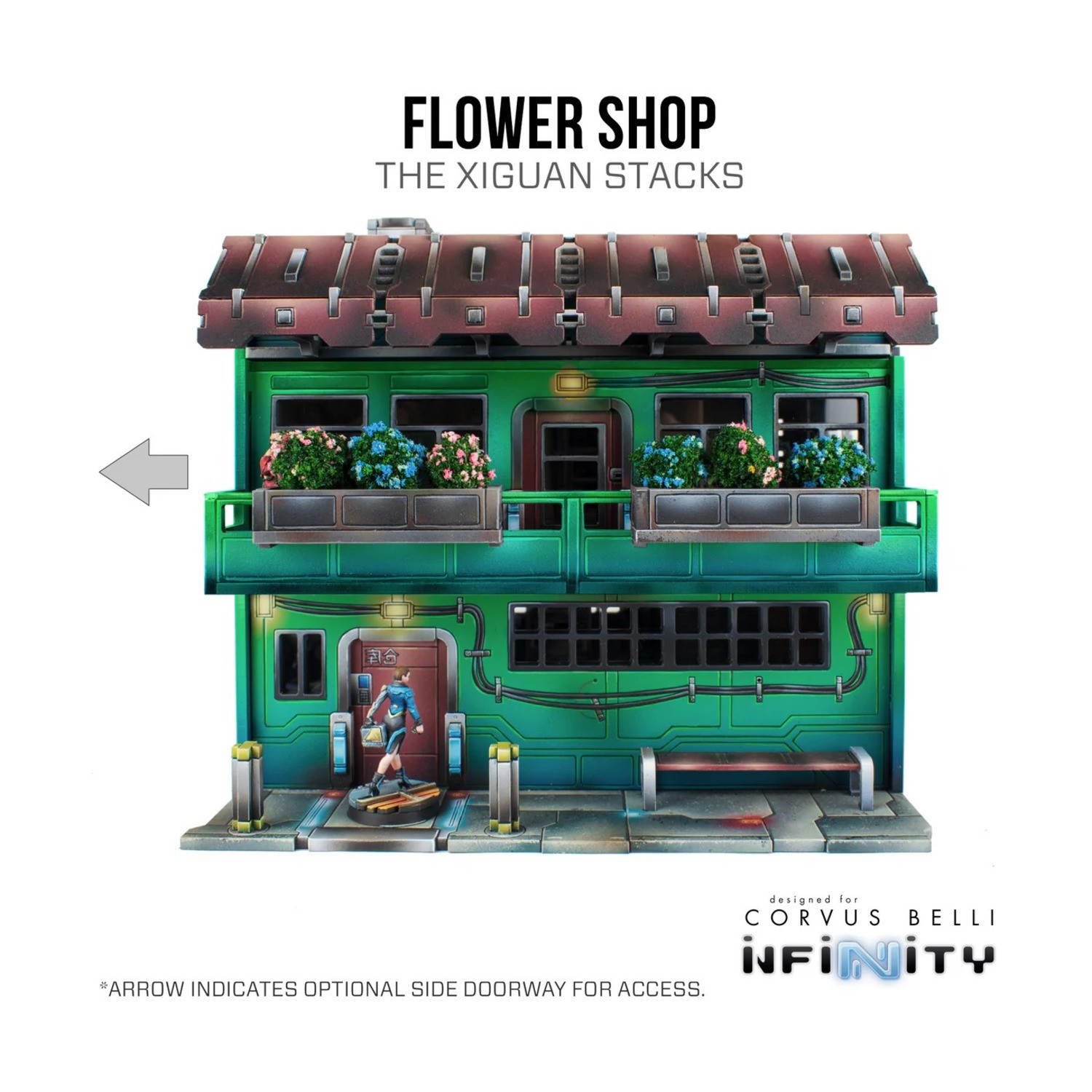 Warsenal Xiguan District Terrain Xiguan Stacks - Flower Shop SW (New)