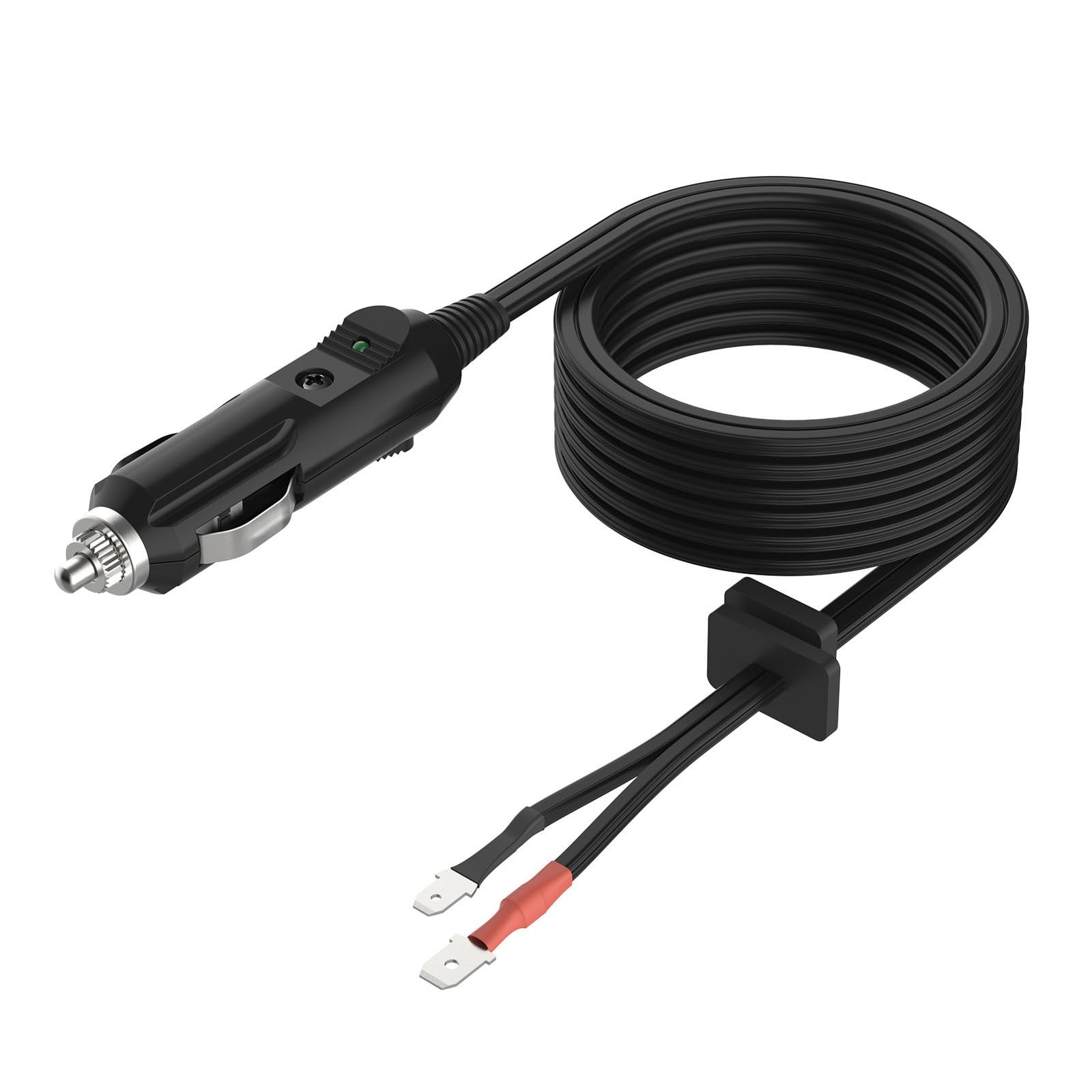 12V Thermoelectric Cooler Power Cord for Coleman 8 ft Car Adapter with Fuse