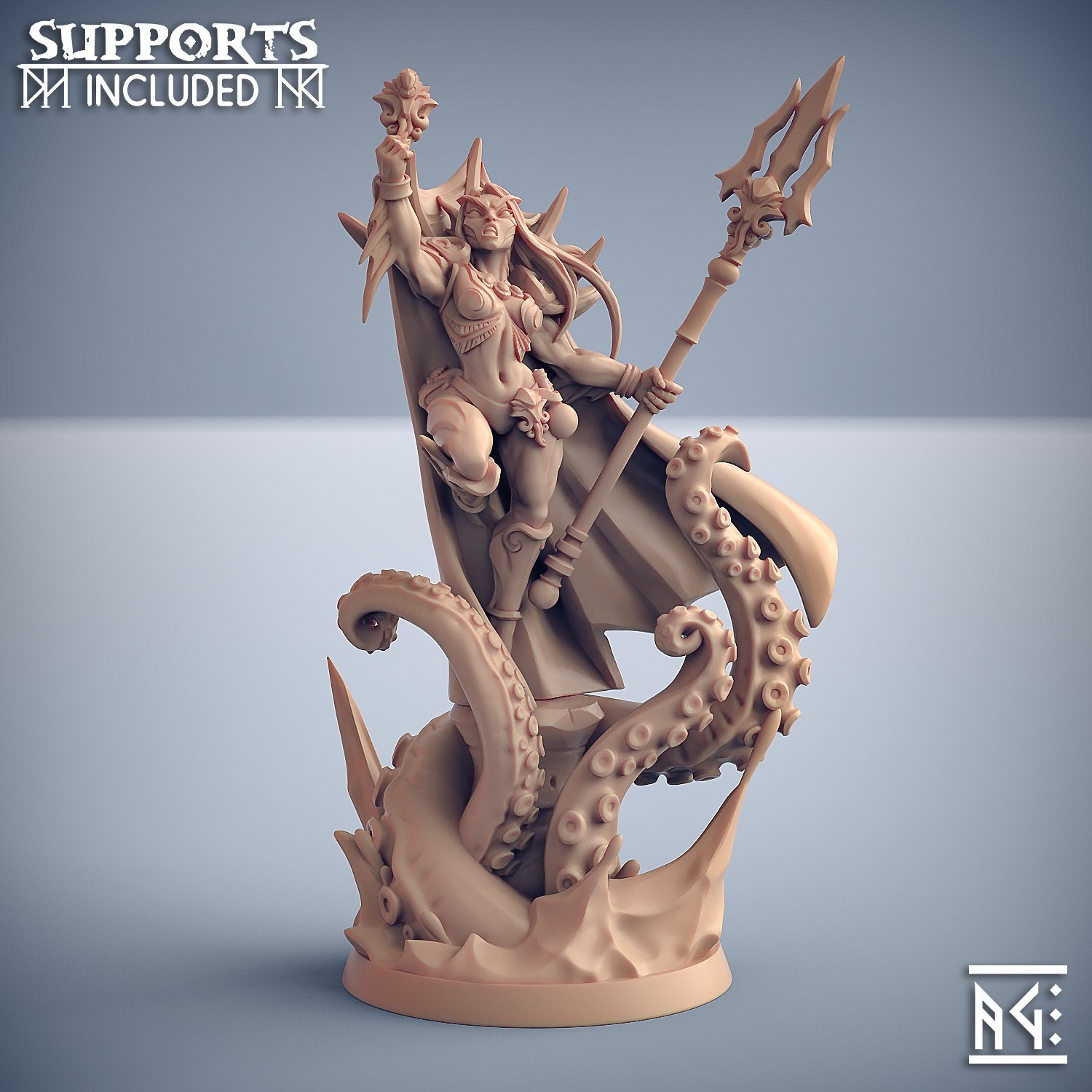 Alyssa, Priestess of Holmuran - Artisan Guild DnD Resin Miniature 30mm/75mm RPG