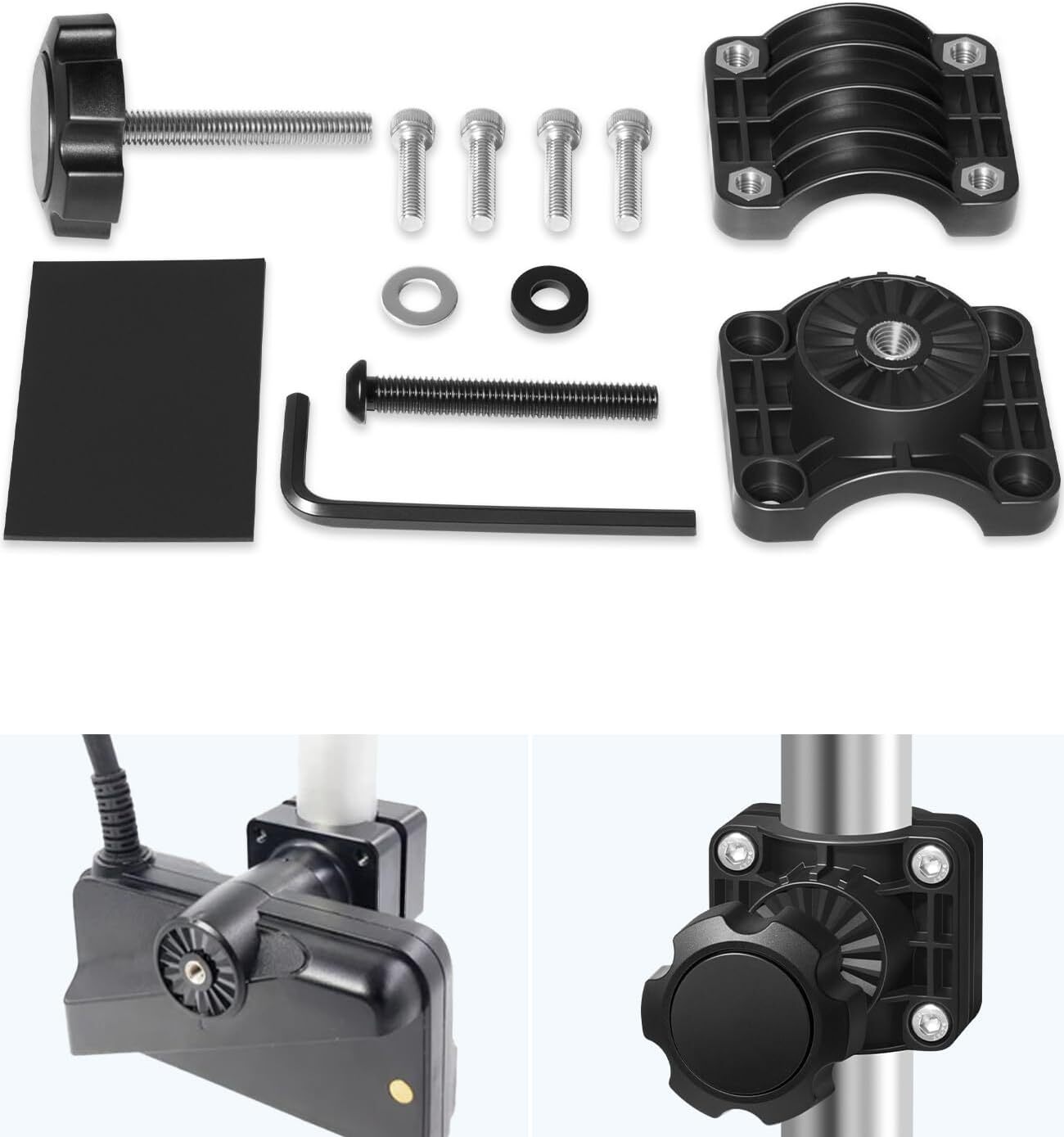 0-Degree Pole Mount Adjustable Pole Mount suitable for LiveScope Plus LVS34