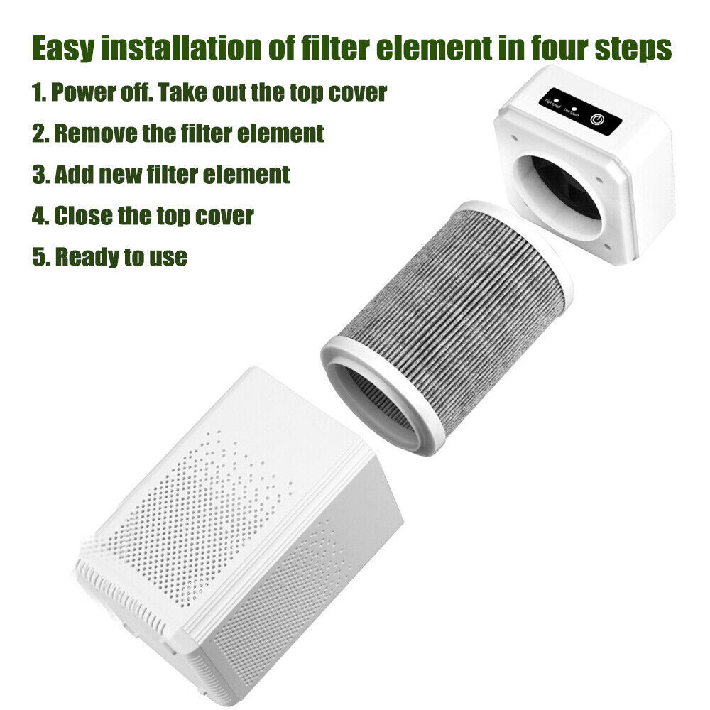HEPA Air Purifier Home Large Room Air Cleaner for Allergies Smoke Mold Odor Dust