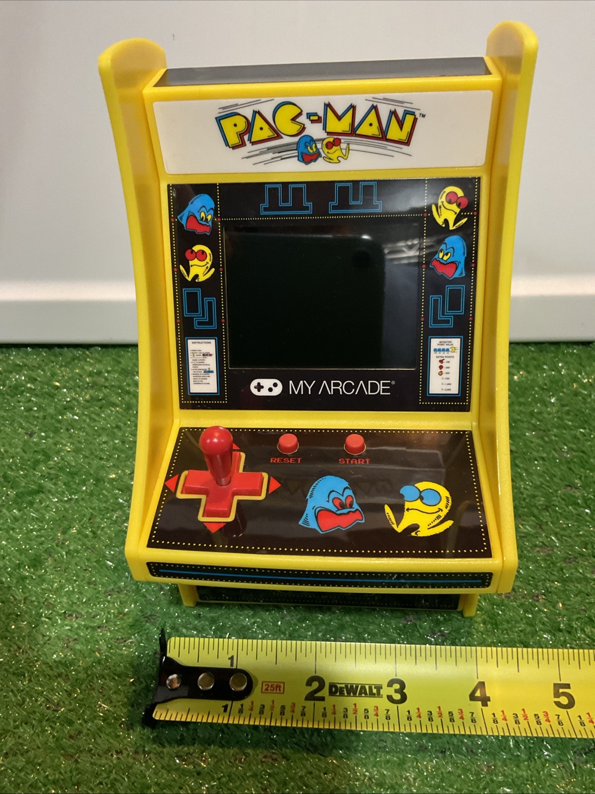 My Arcade Pac-Man Micro Player Mini Arcade Video Game Machine Tested Working 👍