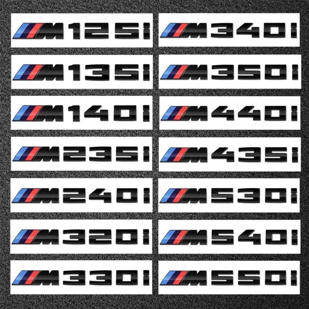 For BMW M power new emblems badge logo M125i M135i M140i M235i M240i M320i M330i