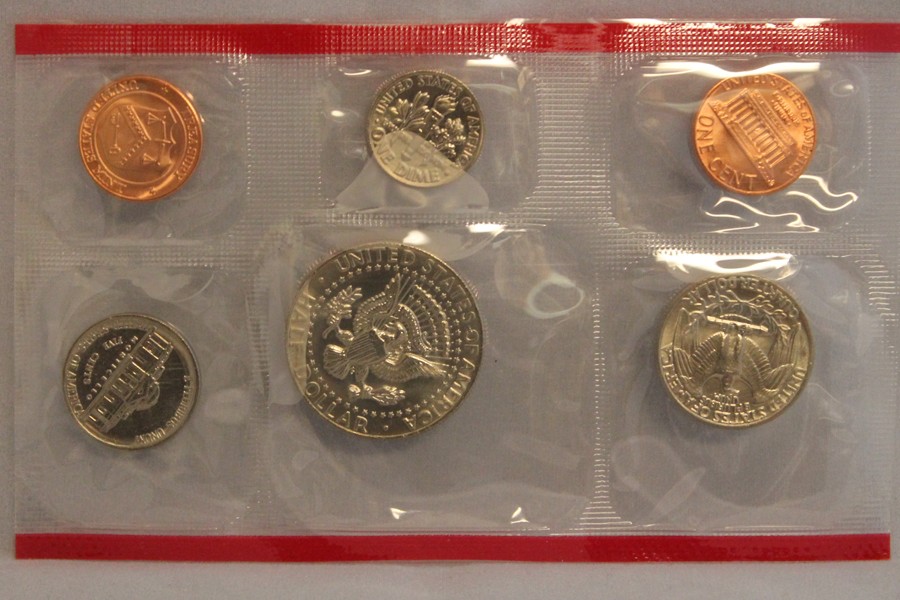 1985 PD US Mint set 10 Pack (OGP) 100 coins