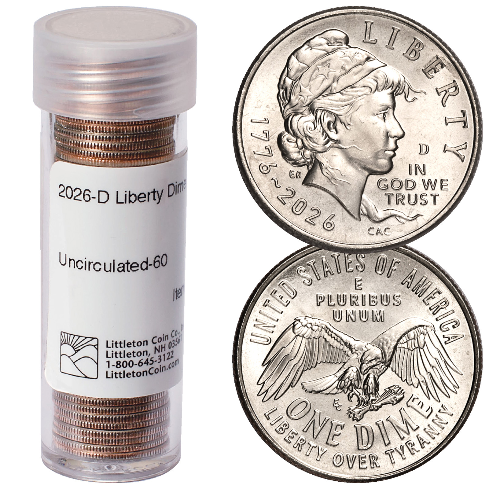 2026-D Liberty Dime Roll
