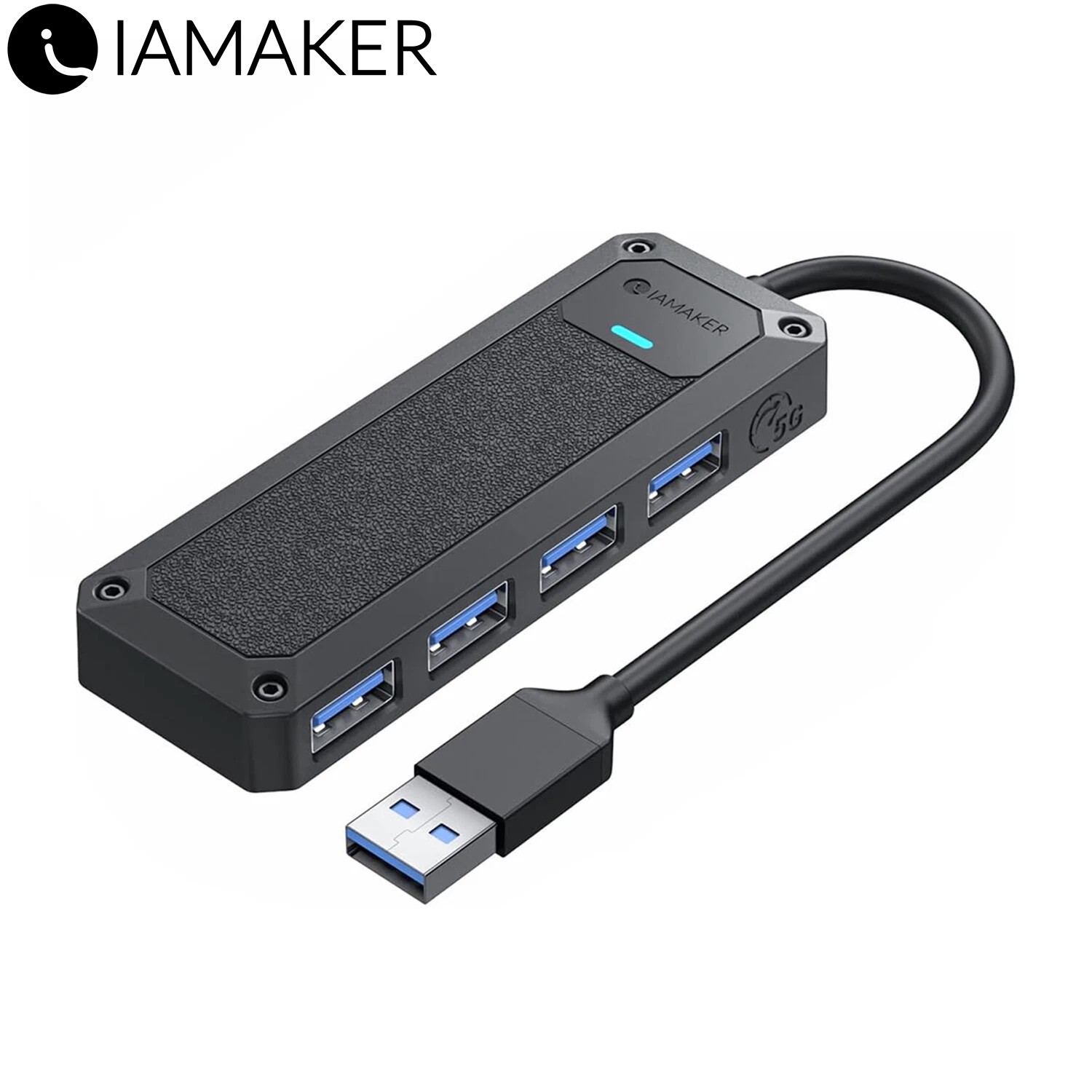 4 Ports USB 3 Hub 5Gbps Super Speed Data USB Splitter For Laptop PC Xbox PS5