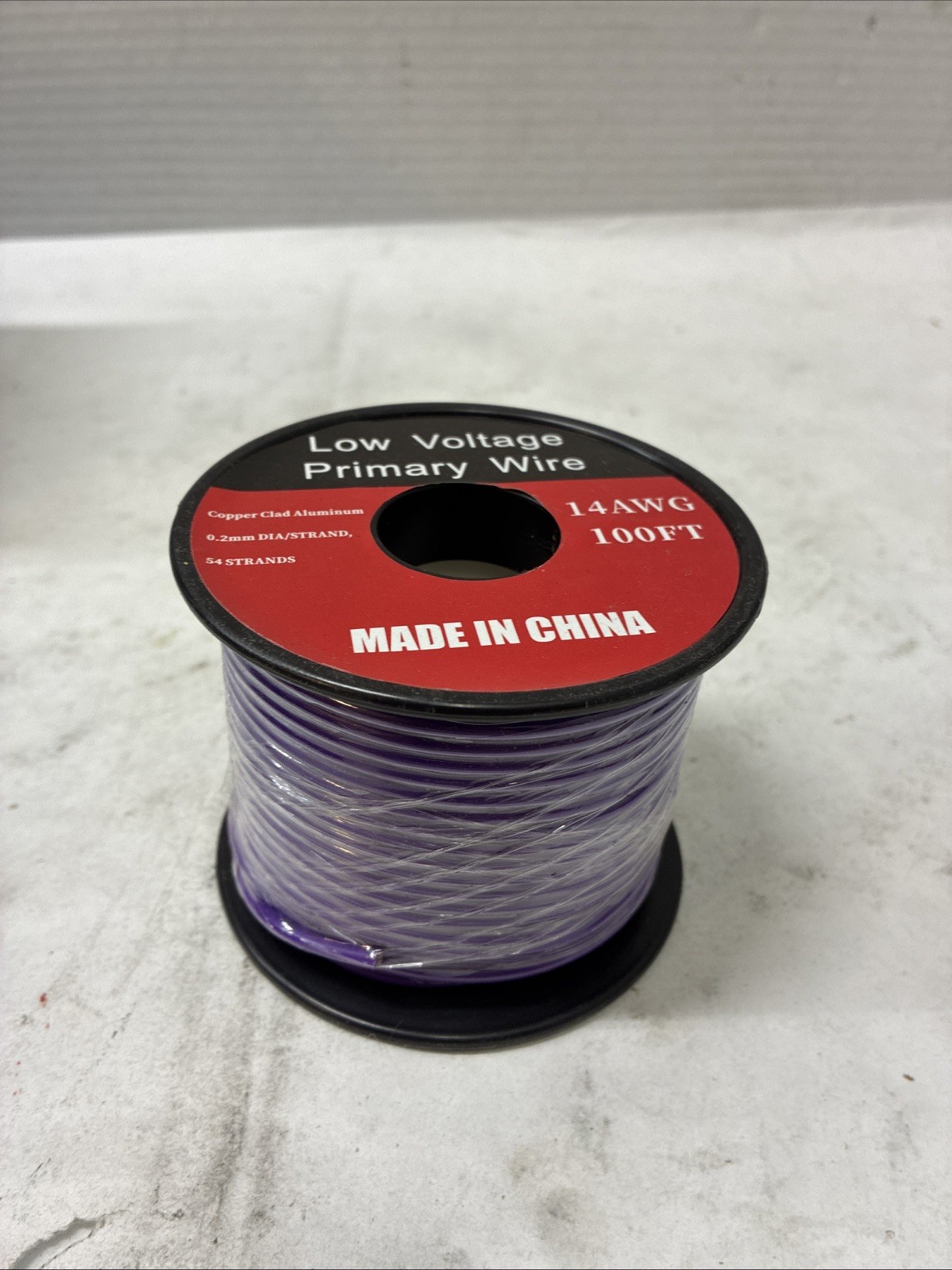 Low Voltage Primary Wire 14AWG  100FT Purple