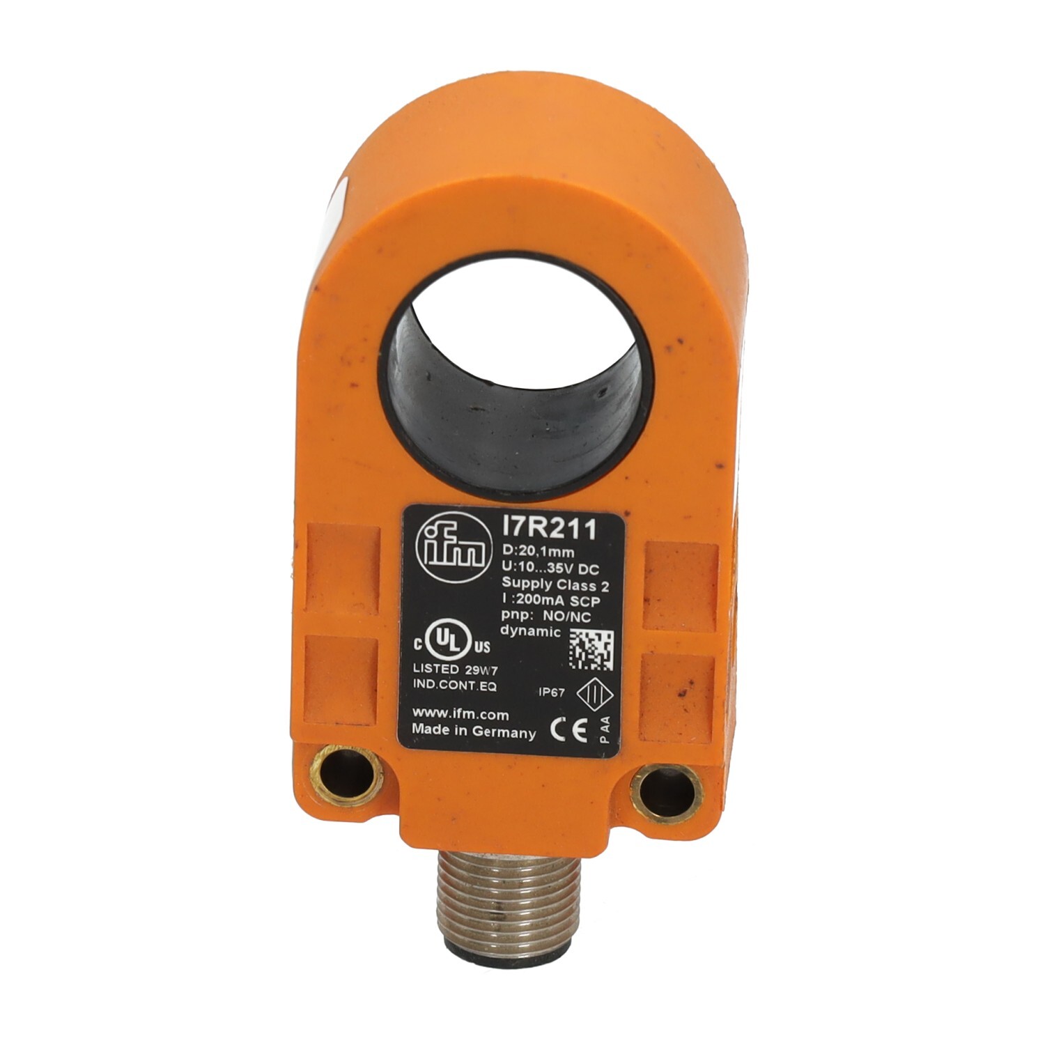 IFM Electronic I7R211 Inductive Ring Sensor New NMP