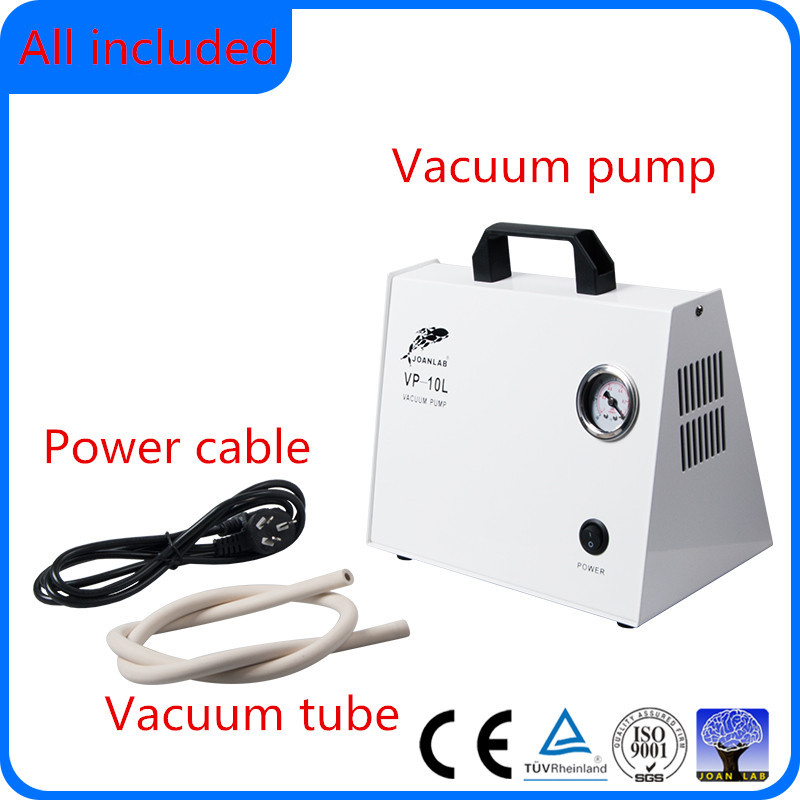 New Handheld Lab Oil Free Diaphragm Vacuum Pump 10L/m 0.75Mpa Only 220V
