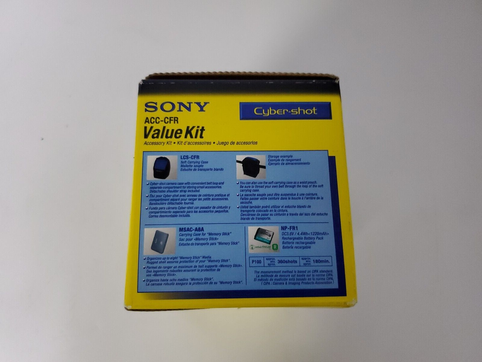 SONY ACC-CFR VALUE KIT ACCESSORY KIT CYBER-SHOT