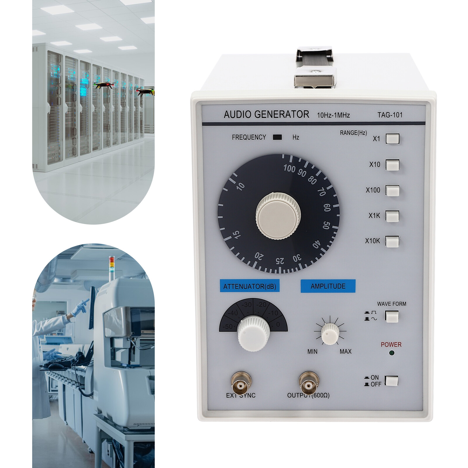 Professional Low-Frequency Signal Generator with High Precision Output