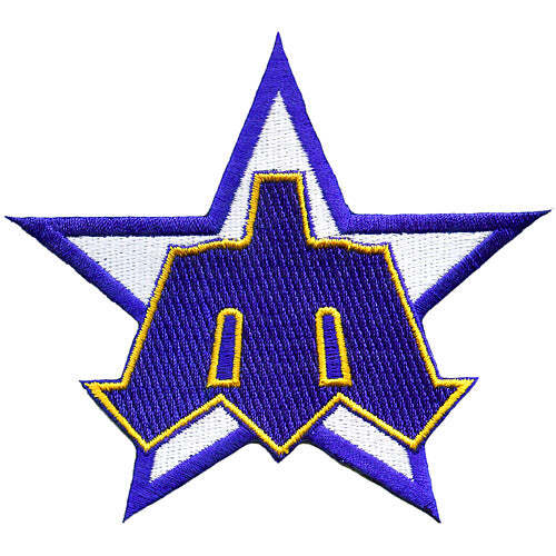 Seattle Mariners Retro Throwback Primary Team Logo 1980's Patch Jersey Emblem