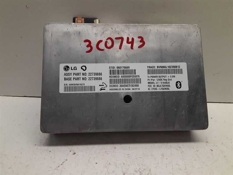 Chassis ECM Communication With Telematics Onstar Opt UE1 Fits 11 CAMARO 291904