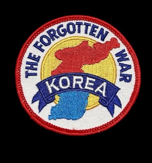 KOREA The Forgotten War Patch 3” Wide - Sew Or Iron On