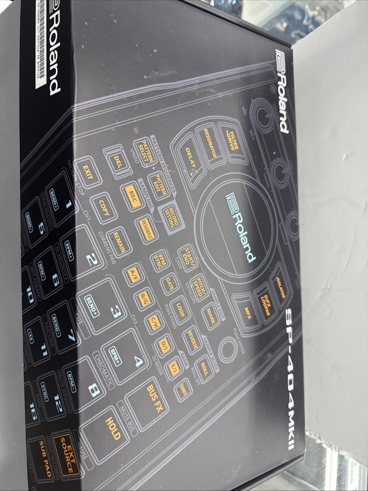 Roland SP-404MKII Creative Sampler and Effector with OEM power cable, DeckSaver