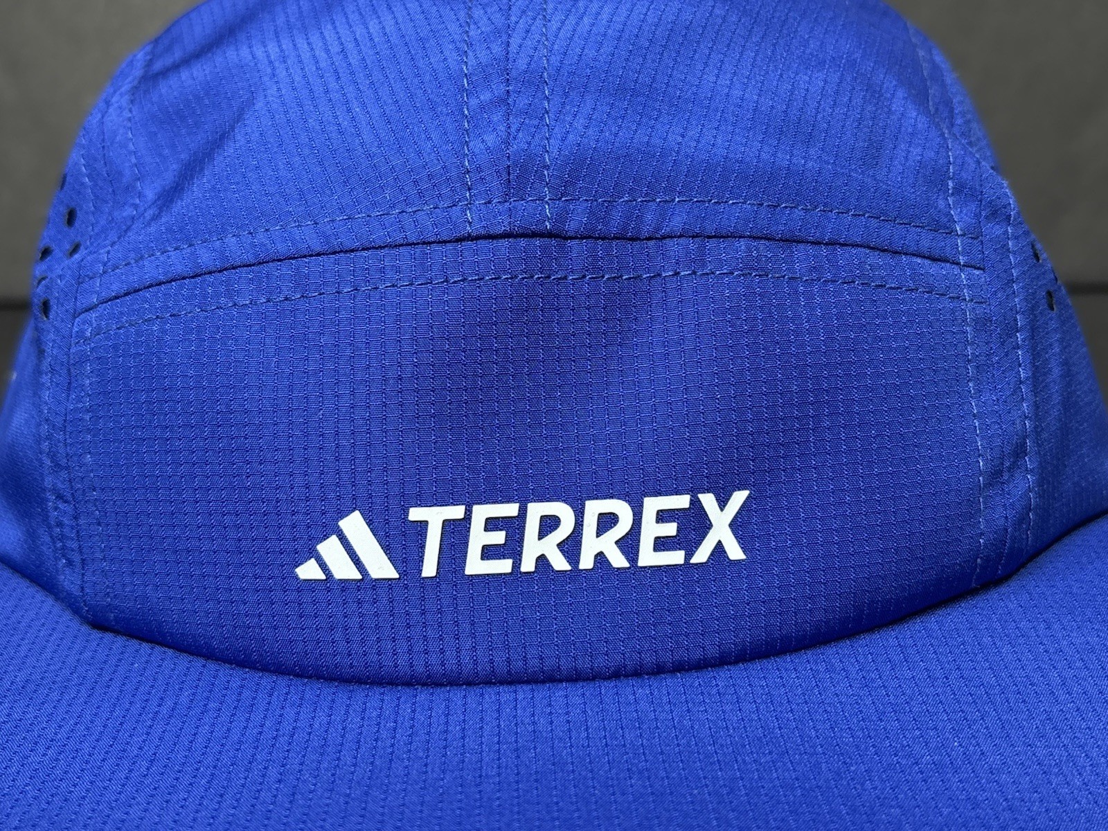 Adidas Terrex Climacool 5 Panel Strapback Hat Cap Sol Solid Blue OSFA NWT JD3413