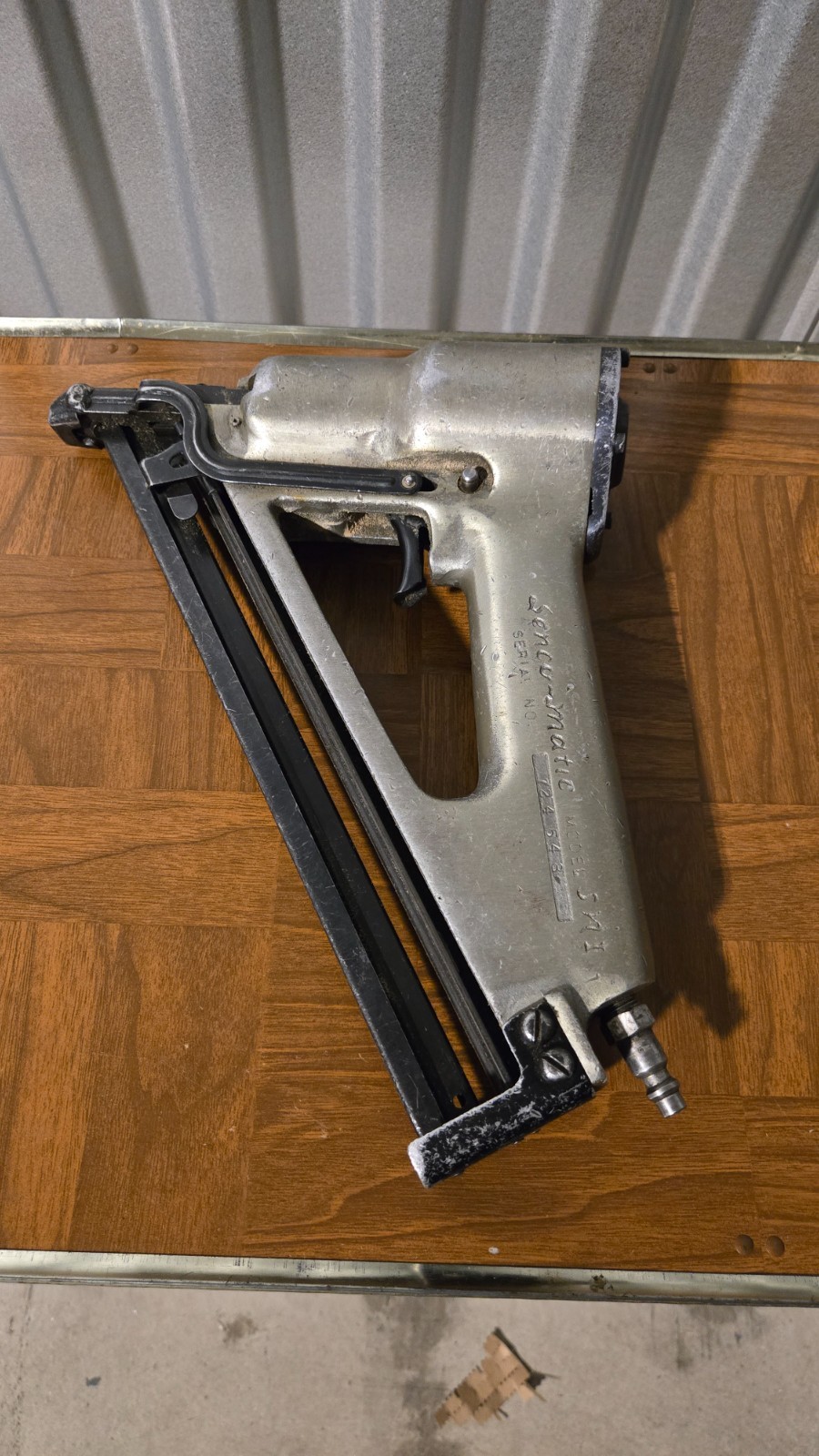 Vintage Senco-Matic Model SN1 Angle Finish Nailer