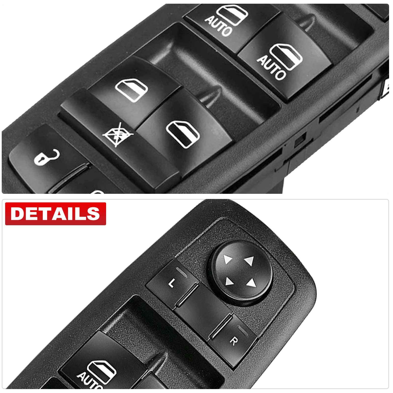 Front Driver Master Power Window Switch for Dodge Ram 1500 2500 3500 2009-2012