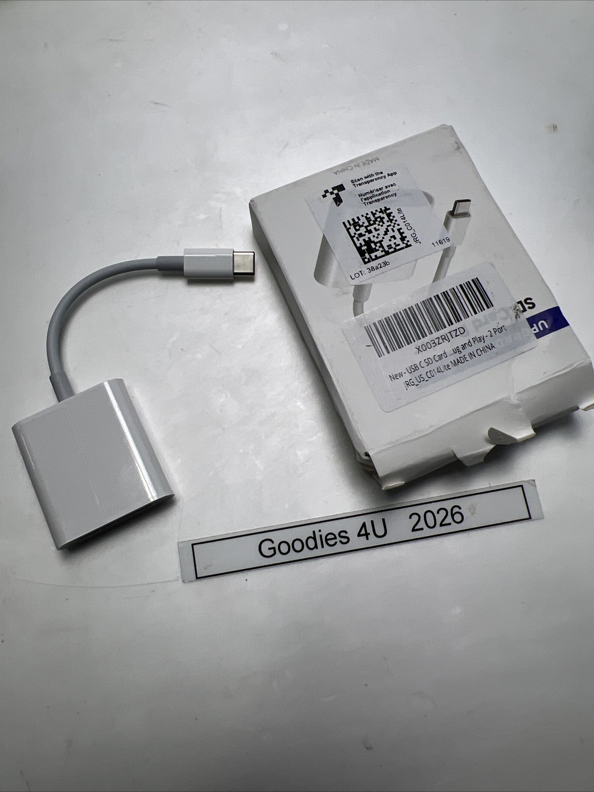 USB C SD Card Reader for iPhone 15 16/iPad/MacBook/Mac, xdgeLoad USB-C Type C...