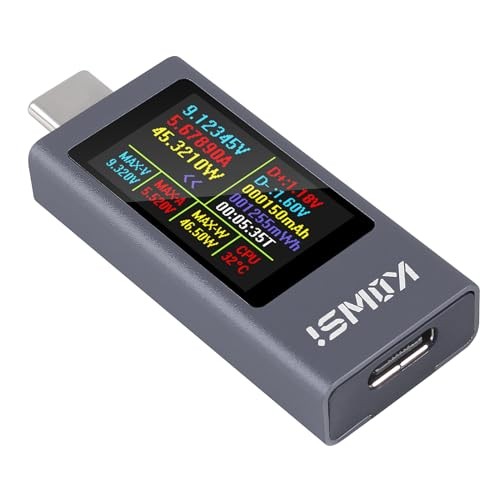 1PCS USB C Tester Power Meter, 4-30V 0-12A Type-C PD Tester Digital