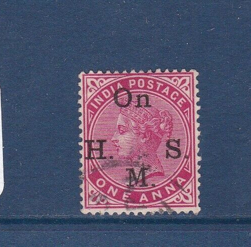 ENGLISH INDIA STAMP SERVICE 1900 NO. 37-OBL.TB-SEE SCAN-O221