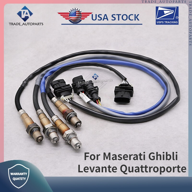 4x US Oxygen Sensors For Maserati Ghibli 2014-2020 3.0L Sedan Turbo Front&Rear
