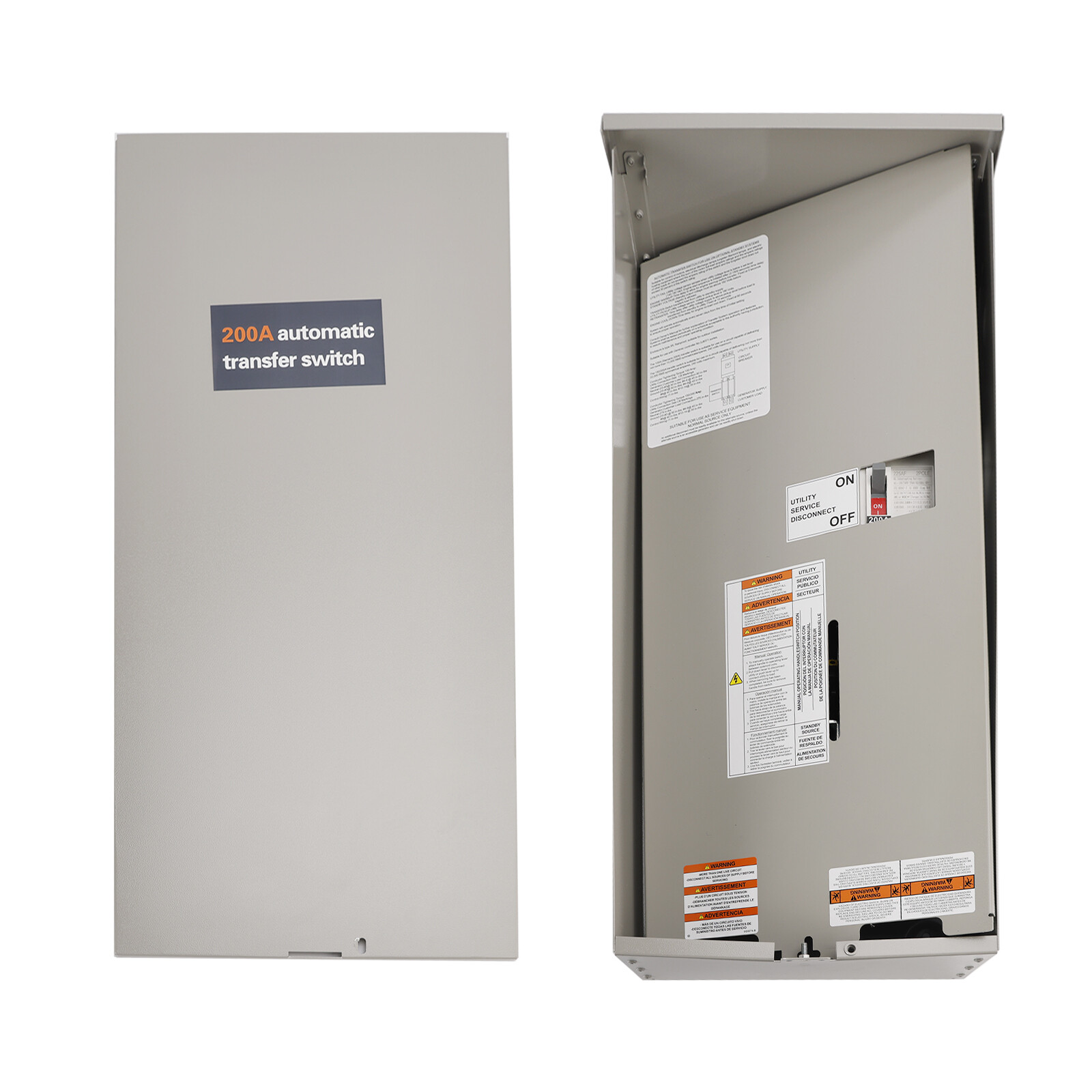 200 Amp Automatic Transfer Switch Replacement for Generac RXSW200A3 w/Power NEW