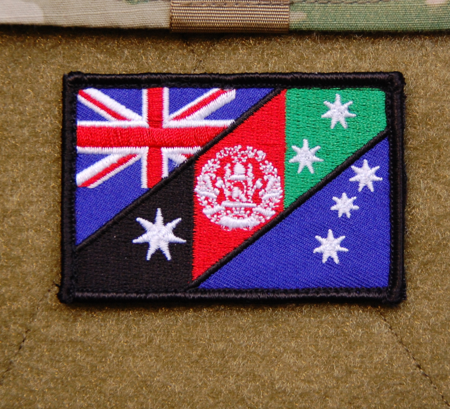 Australian Embassy Kabul Afghanistan Replica Morale Patch SASR 2 Commando SOTG