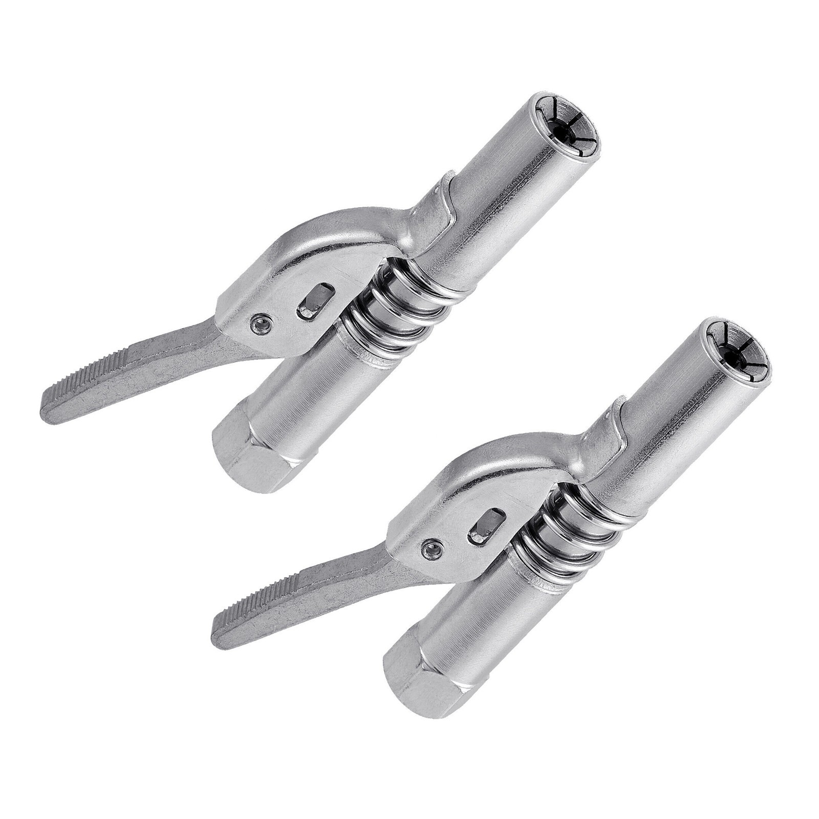Grease Gun Coupler Quick Release Lock Oil Injection Nozzle 1/8" NPT 12000PSI 2X