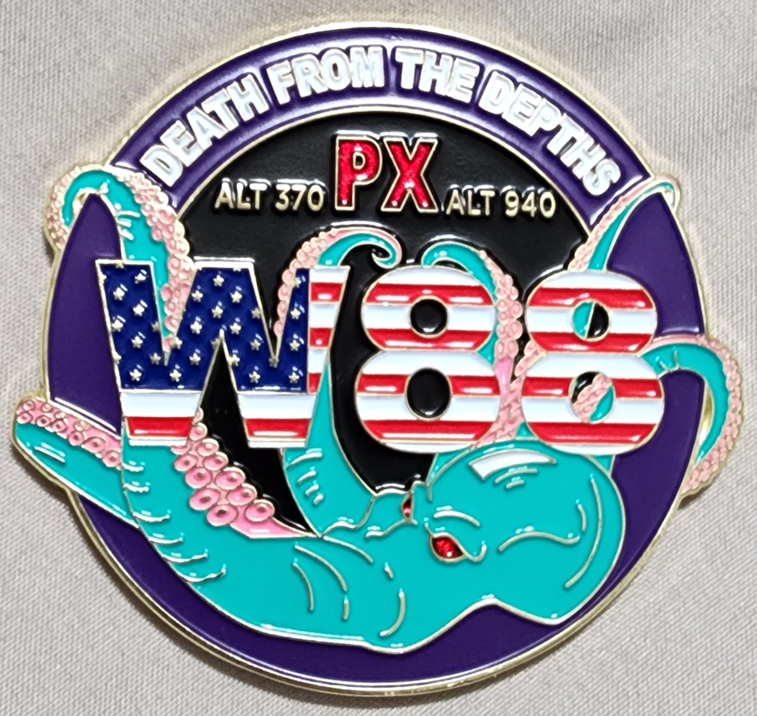 Pantex Challenge Coin W88 PX SNL LANL NNSA DOE KCNSC Y12 LLNL SRNL