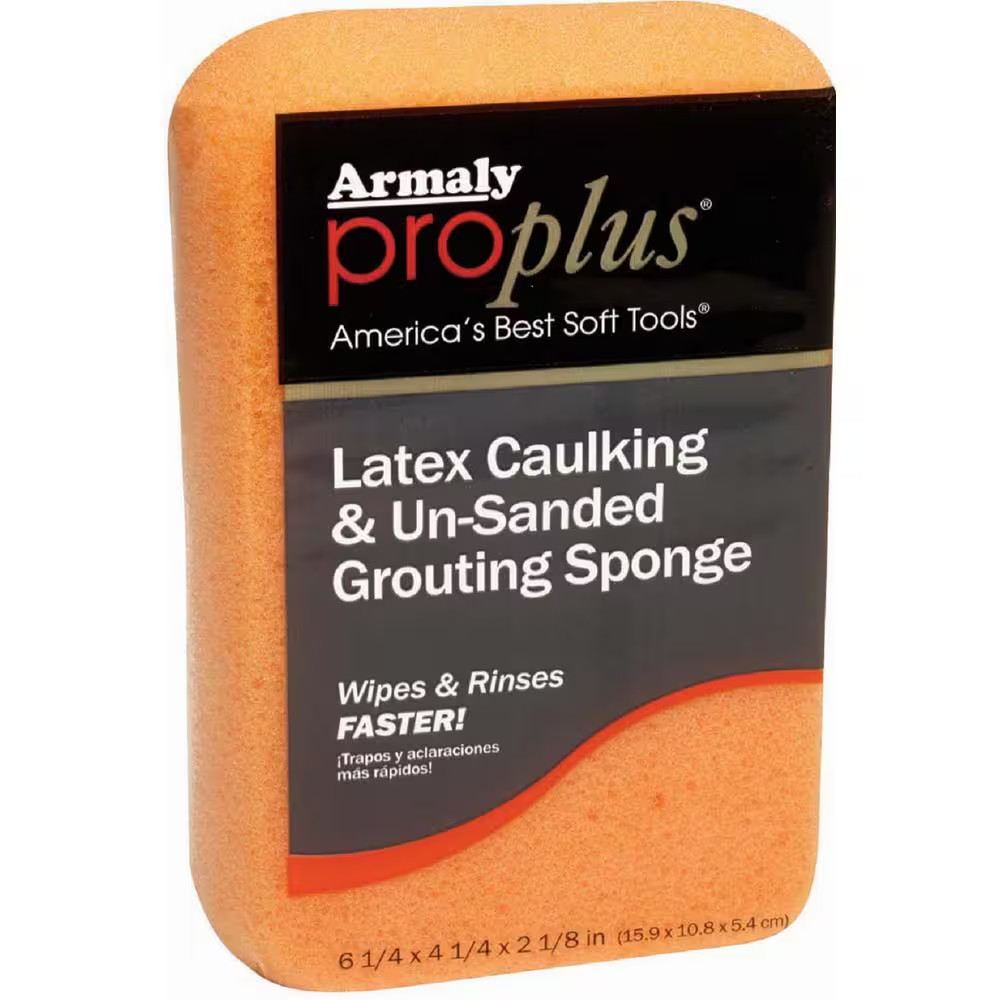 Latex Caulking And Un-sanded Grouting Sponge (case Of 6) | Armaly
